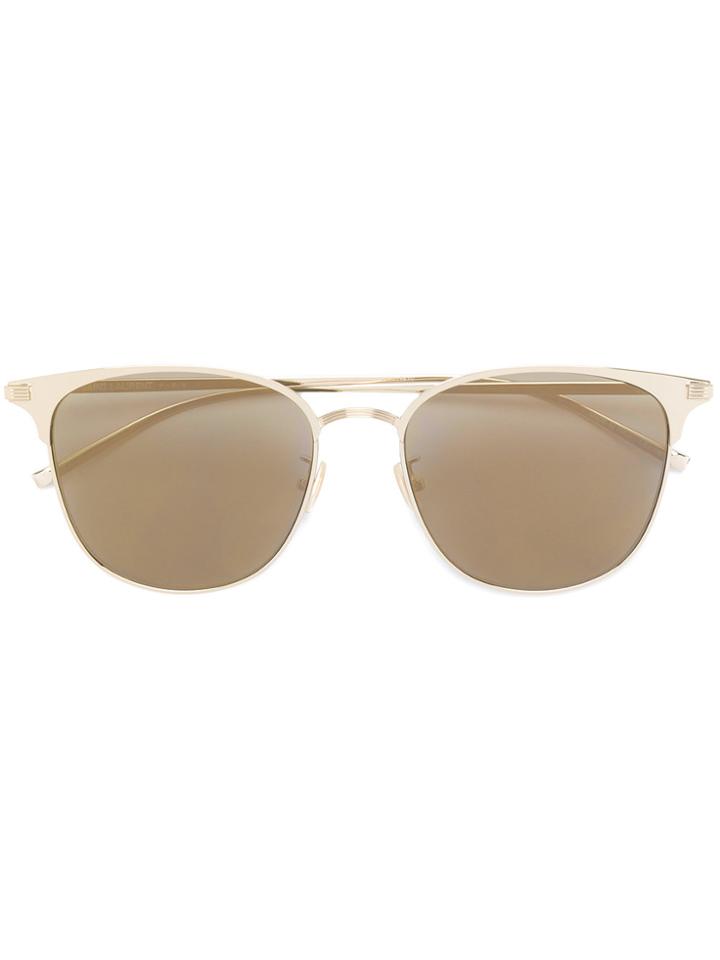 Saint Laurent Eyewear Square Sunglasses - Metallic