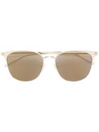 Saint Laurent Eyewear Square Sunglasses - Metallic