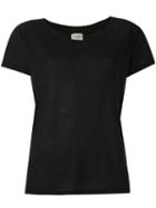 Saint Laurent Loose Fit T-shirt, Women's, Size: Small, Black, Cotton