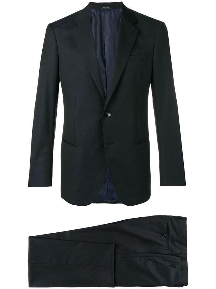 Giorgio Armani Tailored Suit Jacket - Blue