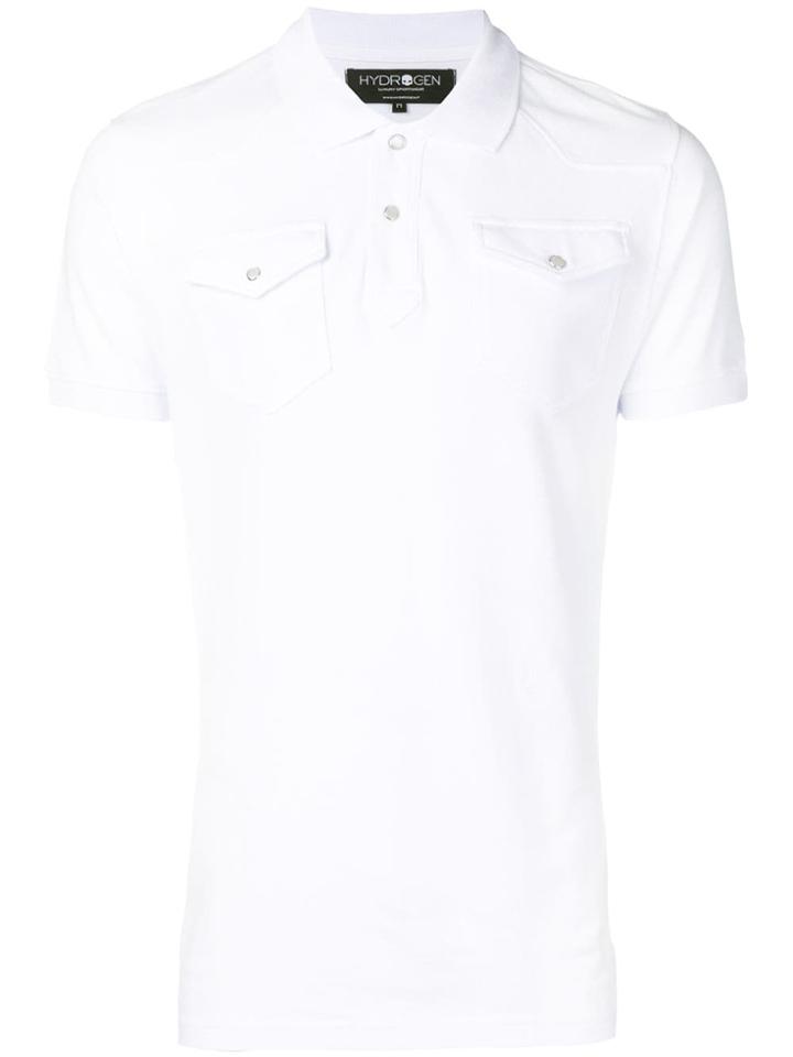 Hydrogen Western Style Polo Shirt - White