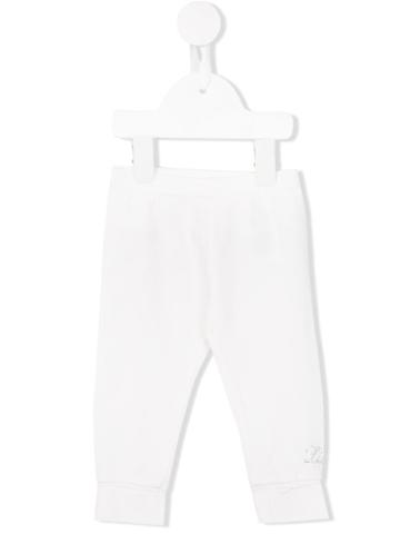 Liu Jo Kids Rhinestone Logo Track Pants, Infant Girl's, Size: 6 Mth, White