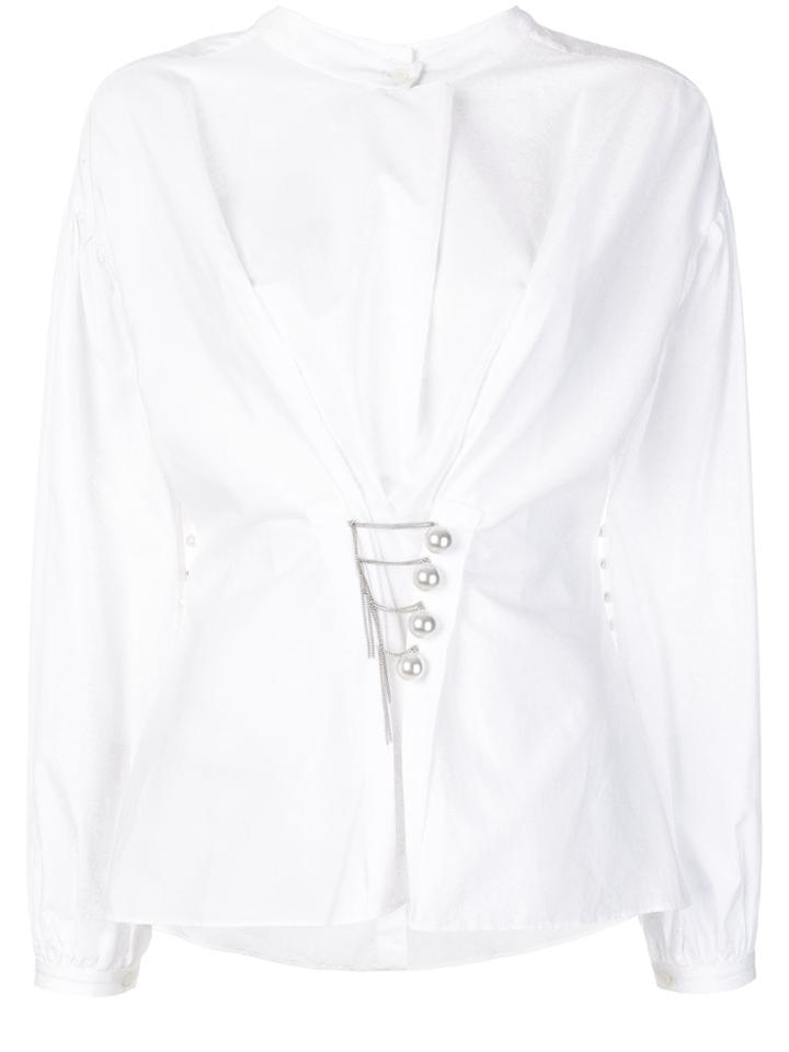 3.1 Phillip Lim Pearl Detail Shirt - White