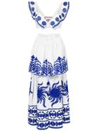 Yuliya Magdych Queen Of The Sun Top And Skirt - White
