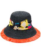 Etro Floral Strap Hat - Black