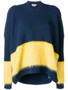 Sportmax Block Stripe Jumper - Blue