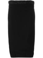 Maison Margiela Upside Down Skirt, Women's, Size: 42, Black, Mohair/wool