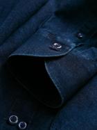 Leqarant Corean Denim Shirt - Blue