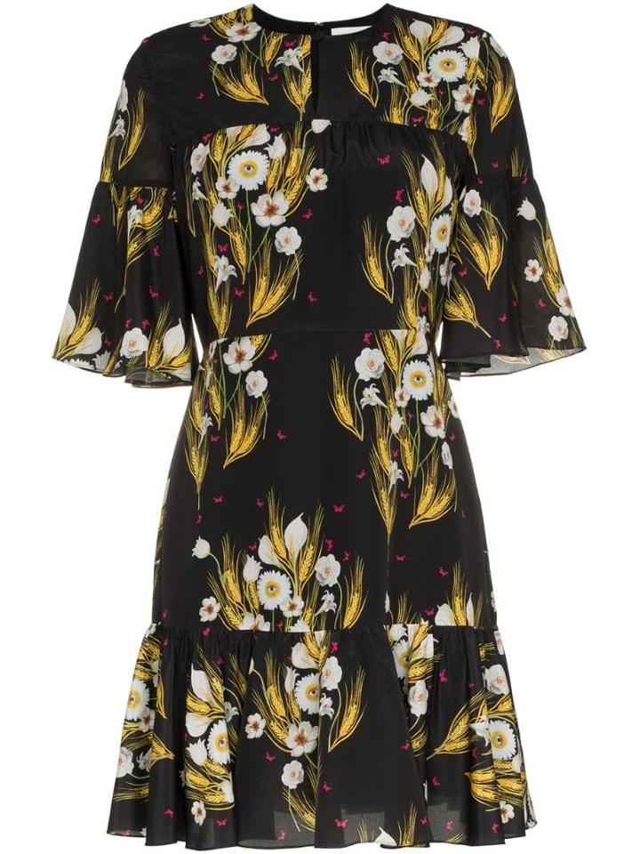 Borgo De Nor Alba Floral Printed Dress - Black