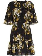 Borgo De Nor Alba Floral Printed Dress - Black