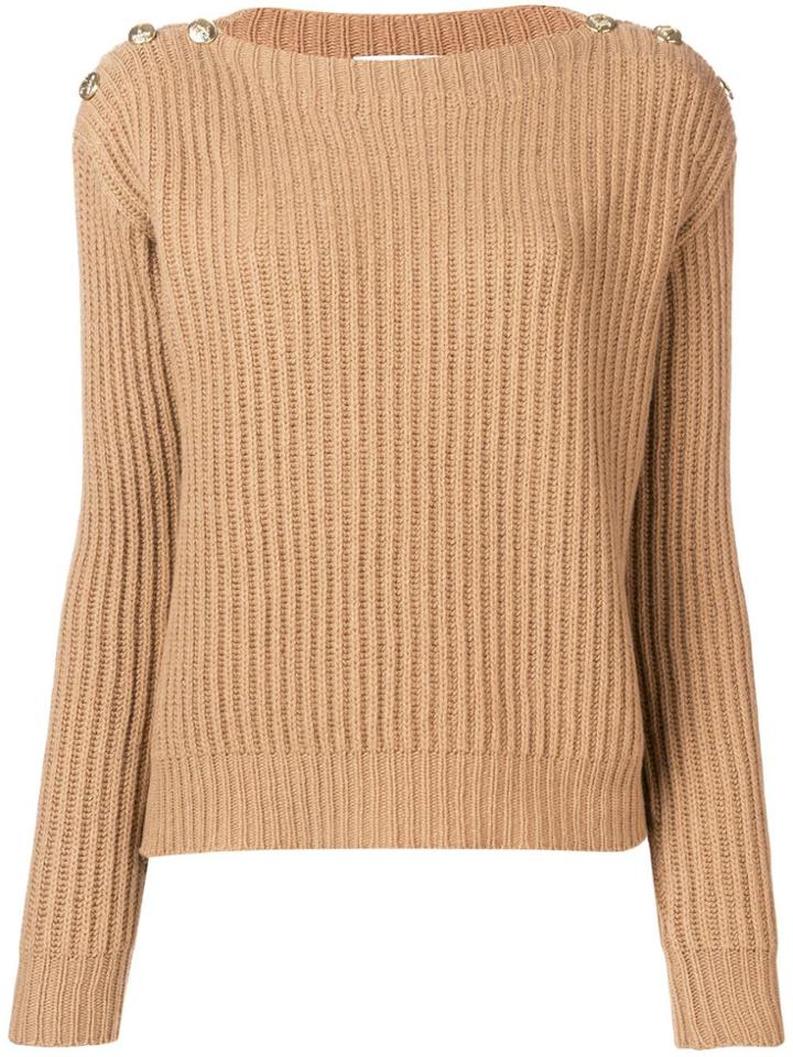 Max Mara Salpa Jumper - Nude & Neutrals
