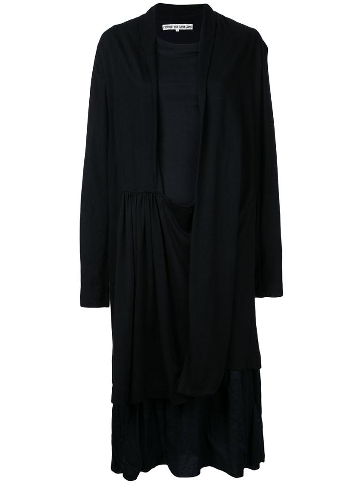Comme Des Garçons Vintage Open Jacket And Dress - Black