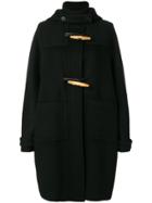 Marni Oversized Duffle Coat - Black