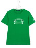 Aston Martin Kids Car Print T-shirt, Boy's, Size: 16 Yrs, Green