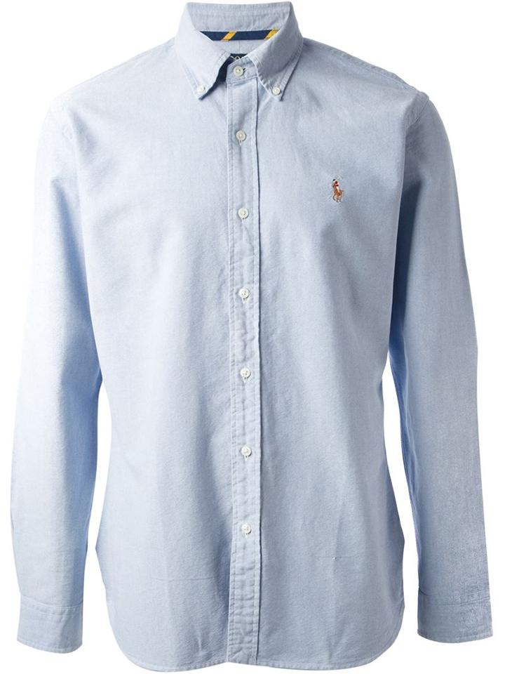 Polo Ralph Lauren Classic Shirt, Men's, Size: Medium, Blue, Cotton
