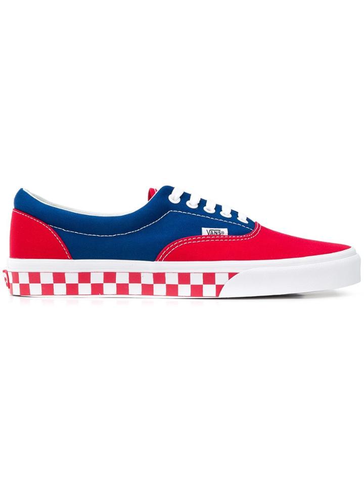 Vans Bmx Checkerboard Sneakers - Red