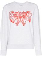 Ashley Williams Power Nap Print Sweatshirt - Grey
