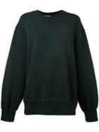 Yeezy - Round Neck Sweatshirt - Women - Cotton - L, Black, Cotton