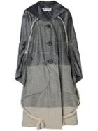 Issey Miyake Vintage Oversized Pocket Hooded Coat - Grey