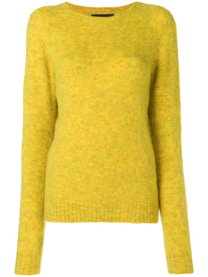 Roberto Collina Textured Knit Sweater - Yellow & Orange