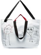 Plan C Large Sketch Tote Bag - White
