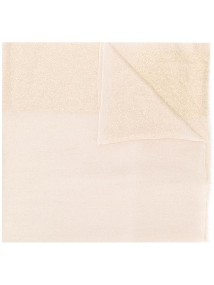 Snobby Sheep Metallic Effect Scarf - Neutrals
