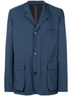 Loro Piana Blazer Style Loose Fit Jacket - Blue