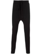 Cedric Jacquemyn Drop-crotch Drawstring Trousers, Men's, Size: 52, Black, Cotton/wool