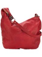 Guidi Large Zipped Crossbody Bag - Red