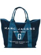 Marc Jacobs - New Logo Denim Tote - Women - Leather - One Size, Blue, Leather