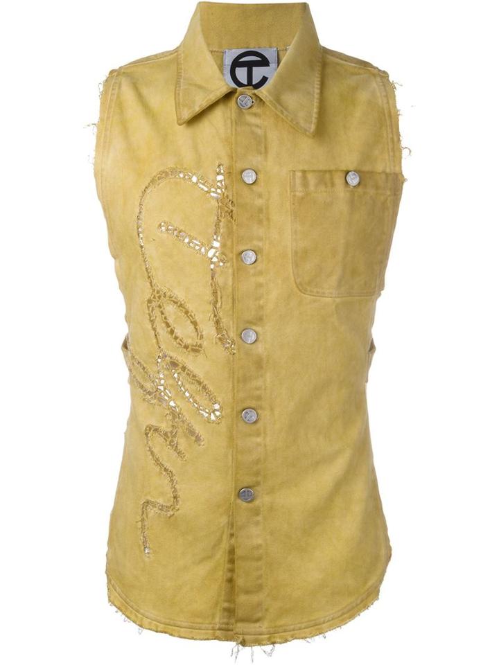 Telfar Rear Logo Sleeveless Shirt