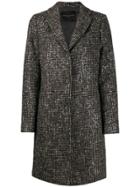 Fabiana Filippi Single-breasted Fitted Coat - Brown