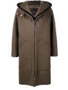 Max Mara Atelier Loose Fitted Coat - Brown
