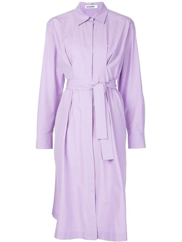Jil Sander Belted Shirt Dress