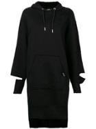 Diesel Dilse Distressed Hoodie Dress - Black