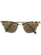 Oliver Peoples Tortoiseshell Half-frame Sunglasses - Brown