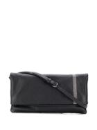 Fabiana Filippi Foldover Top Clutch - Black