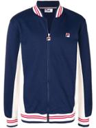 Fila Vintage Style Bomber Jacket - Blue