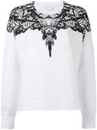 Marcelo Burlon County Of Milan Printed Sweatshirt, Women's, Size: Small, White, Cotton