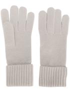 N.peal Ribbed Gloves - Neutrals