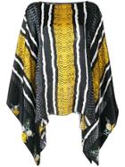 Cavalli Class Snake Print Blouse - Black