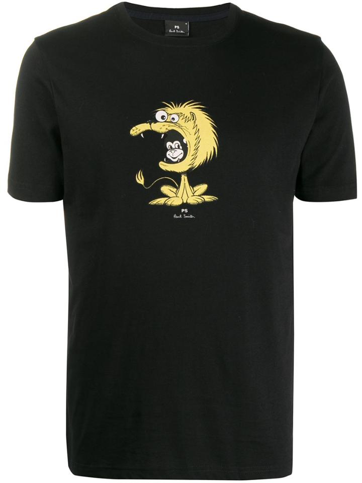 Ps Paul Smith Lion Monkey T-shirt - Black