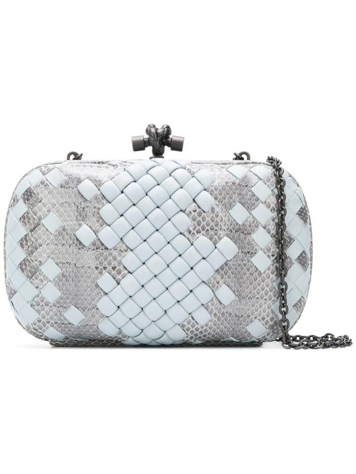 Bottega Veneta Knot Clutch - Blue