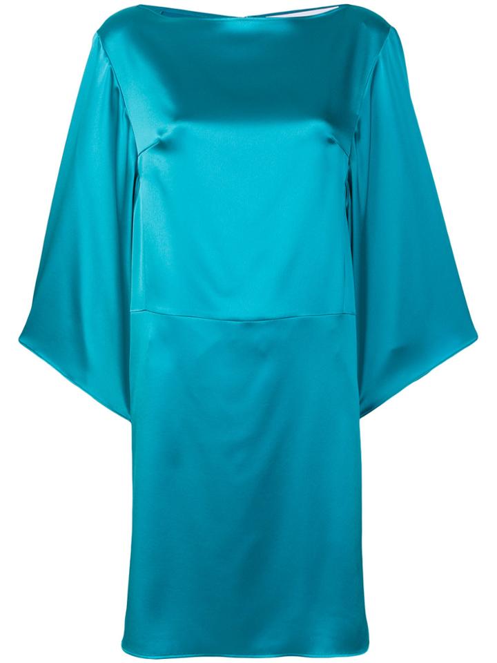 Gianluca Capannolo Boat Neck Midi Dress - Blue