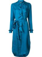 Thomas Wylde Silk 'lyric' Dress, Women's, Size: Large, Blue, Silk