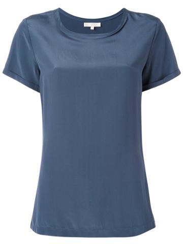 The Mercer N.y. Plain T-shirt, Women's, Size: 36, Blue, Silk
