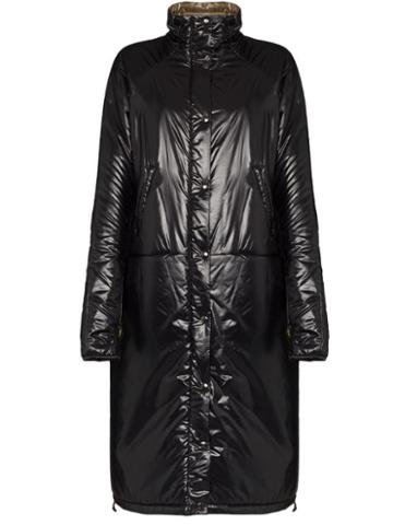 Kassl Long Puffer Coat - Black