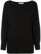 Max Mara Cashmere Boat-neck Jumper, Women's, Size: Xxl, Black, Cashmere