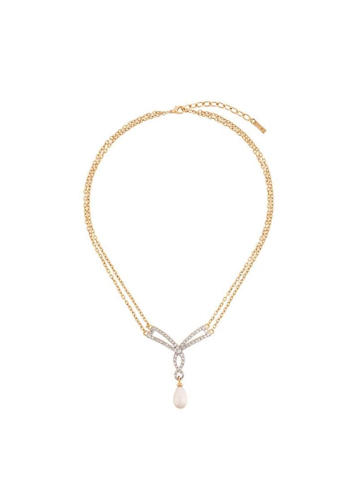Susan Caplan Vintage 1980's D'orlan Vintage Necklace - Gold
