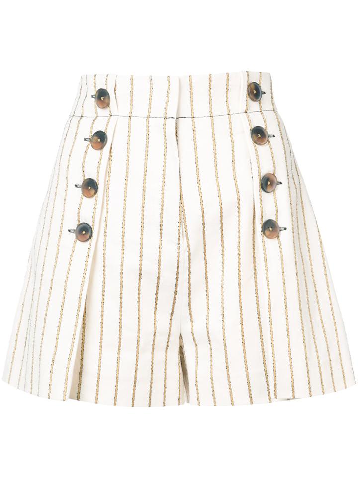 Derek Lam 10 Crosby Pointelle Knit Tank - White